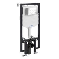 Инсталляция для унитаза Wasserkraft Vils 56TLT.010.ME.CH02, механическая клавиша хром