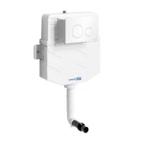 Смывной бачок для унитаза Wasserkraft Aller 10TLT.031.ME.WH02, с механической кнопкой смыва цвет - белый