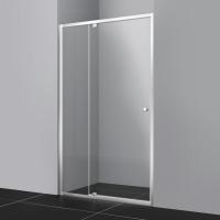 Душевая дверь в нишу Wasserkraft Aula 11P05, 120 см, профиль хром, стекло прозрачное