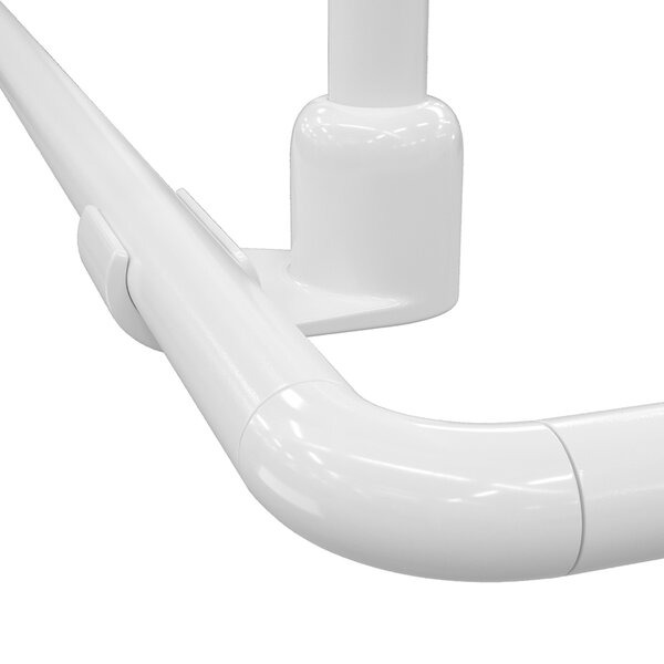 Карниз для ванны Wasserkraft Kammel SC-839018, 90 х 180 см, белый