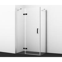 Душевой уголок Wasserkraft Aller Black L/R, 120 х 100 см, стекло прозрачное, 10H10LBLACK