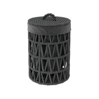 Корзина для белья Wasserkraft Mosel WB-460-S, ширина 36 см, глубина 36 см, высота 55 см, черная