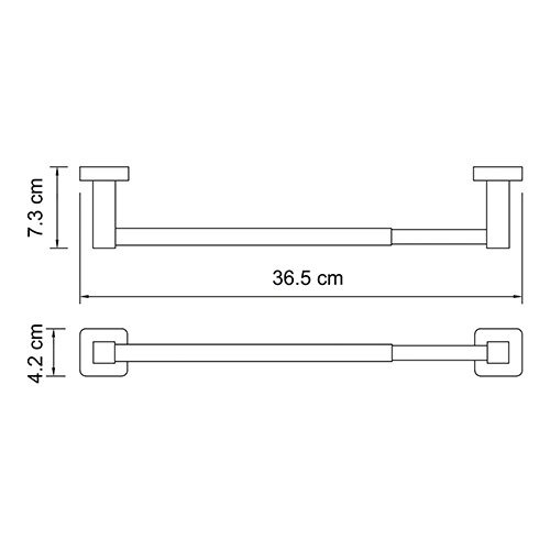 Держатель для бумажных полотенец Wasserkraft Lippe, 30 см, K-6591
