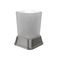Стакан для зубных щеток Wasserkraft Amper K-5400NICKEL, цвет держателя никель, K-5428N