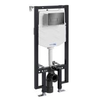 Инсталляция для унитаза Wasserkraft Vils 56TLT.010.ME.PB03, механическая клавиша черная