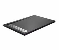 Душевой поддон Wasserkraft Abens 20T35, 140 х 80 см, черный матовый
