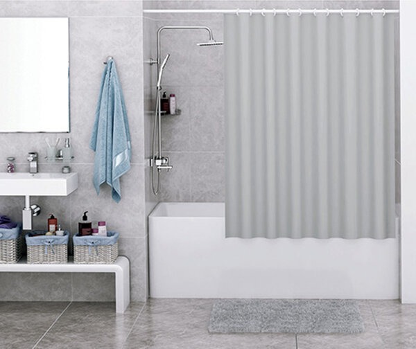 Штора для ванной Wasserkraft Oder SC-30501, 180 x 200 см, навесная