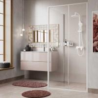 Душевой уголок Wasserkraft 44S19, квадратный, 100 х 100 см
