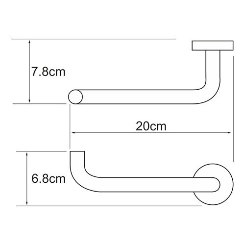 Держатель туалетной бумаги Wasserkraft Rhein, K-6296