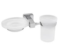 Держатель стакана и мыльницы Wasserkraft Lippe, K-6526
