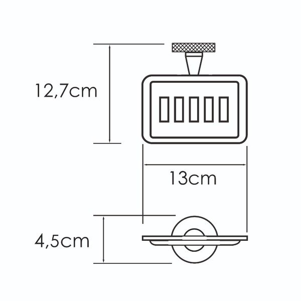 Мыльница - решетка Wasserkraft Tauber K-64469, никель