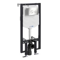Инсталляция для унитаза Wasserkraft Vils 56TLT.010.ME.BN01, механическая клавиша никель