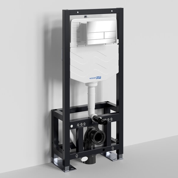 Инсталляция для унитаза Wasserkraft Dill 61TLT.010.ME.CH04, механическая клавиша хром