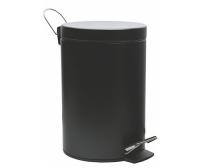 Корзина для мусора Wasserkraft Серия К, с педалью, 5 л, цвет - черный, K-635B
