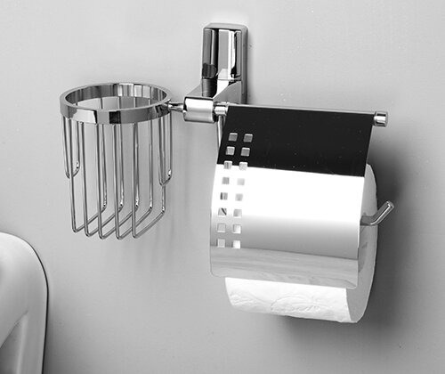 Держатель для туалетной бумаги и освежителя воздуха Wasserkraft Leine, K-5059