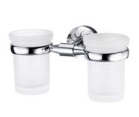 Стакан с держателем Wasserkraft Isen, двойной, K-4028D