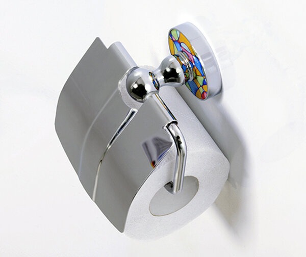 Держатель туалетной бумаги Wasserkraft Diemel, с крышкой, Diemel K-2225