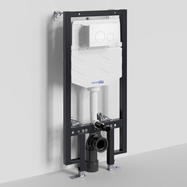 Инсталляция для унитаза Wasserkraft Vils 56TLT.010.ME.WH02, механическая клавиша белая