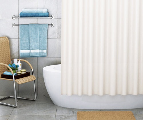 Штора для ванной Wasserkraft Vils SC-10101, 180 x 200 см, навесная, цвет бежевый