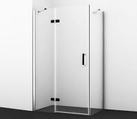 Душевой уголок Wasserkraft Aller Black L/R, 120 х 90 см, стекло прозрачное, 10H07RBLACK
