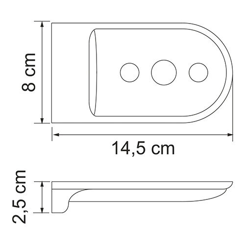 Мыльница-решетка Wasserkraft Kammel, K-8369W