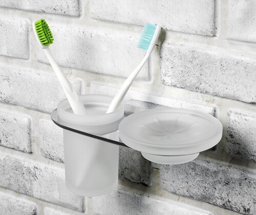Держатель стакана и мыльницы Wasserkraft Kammel, К-8326