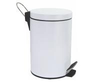 Корзина для мусора Wasserkraft Серия К, с педалью, 5 л, цвет -белый, K-635W