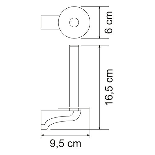 Держатель туалетной бумаги Wasserkraft Kammel, К-8397