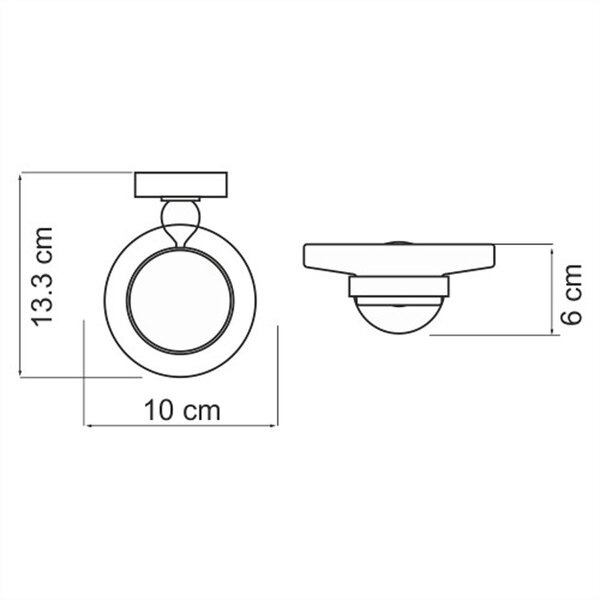 Мыльница с держателем Wasserkraft Aland, K-8529