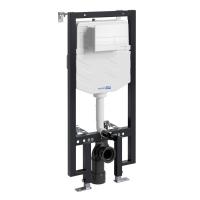 Инсталляция для унитаза Wasserkraft Vils 56TLT.010.ME.WH04, механическая клавиша белая
