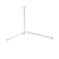 Карниз для ванны Wasserkraft Kammel SC-839090, 90 х 90 см, белый