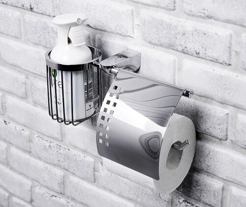 Держатель туалетной бумаги и освежителя воздуха Wasserkraft Kammel, К-8359