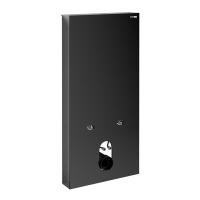 Пристенный модуль системы инсталляции Wasserkraft Naab 86BDT.050.BL, для биде, цвет - черный