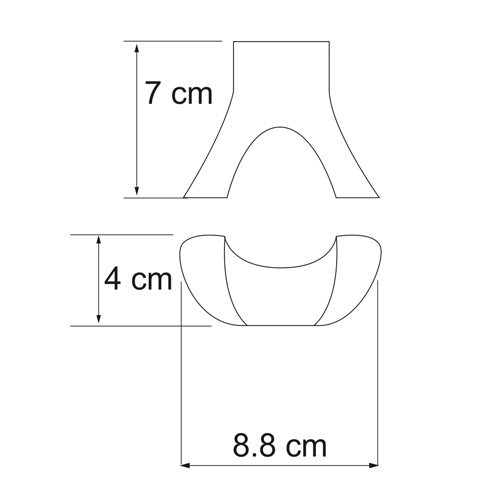 Крючок Wasserkraft Berkel, двойной, K-6823D