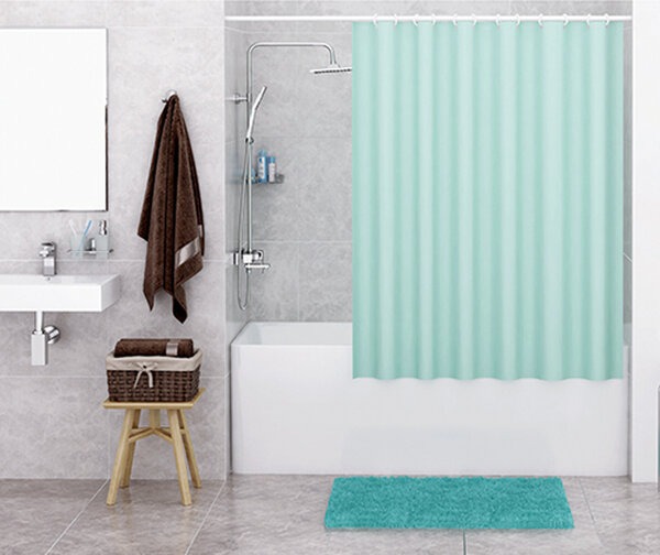 Штора для ванной Wasserkraft Oder SC-30301, 180 x 200 см, навесная