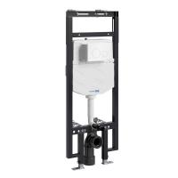 Инсталляция для унитаза Wasserkraft Dinkel 58TLT.010.ME.WH02, механическая клавиша белая