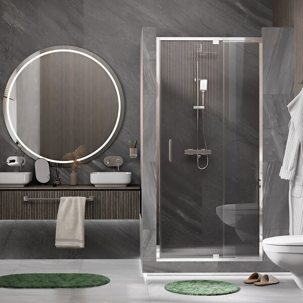Душевая дверь в нишу Wasserkraft 48P04 90 х 200 см