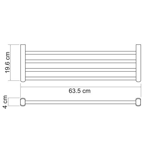 Полка для полотенец Wasserkraft Berkel, K-6811