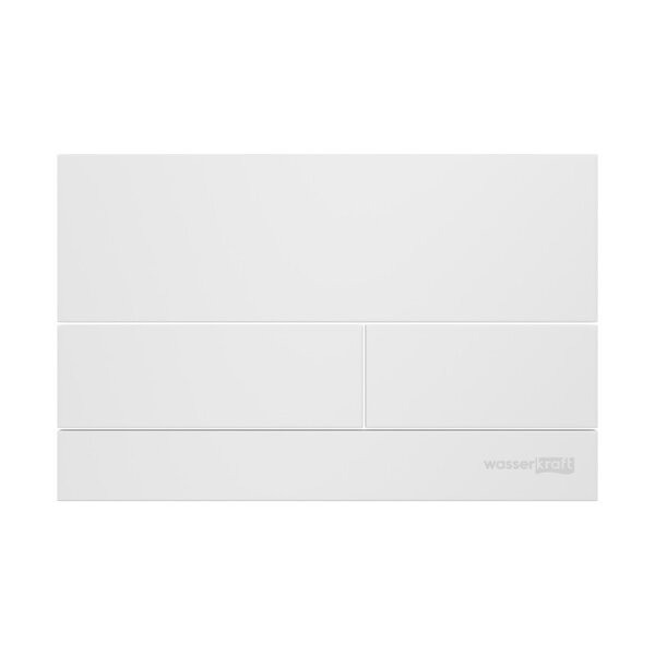 Инсталляция для унитаза Wasserkraft Glan 66TLT.010.ME.BL.WM04, декоративная стеклянная панель черная, механическая кнопка смыва белая матовая