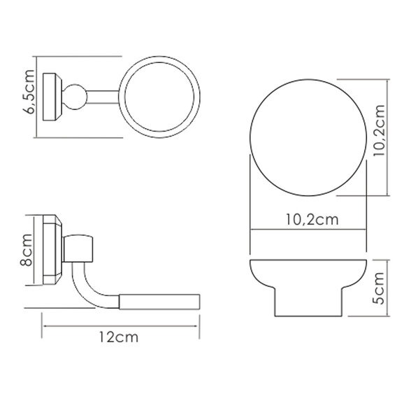 Мыльница с держателем Wasserkraft Серия К, K-24129