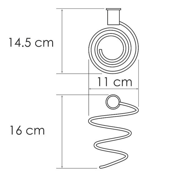Держатель фена Wasserkraft K-1080N, никель