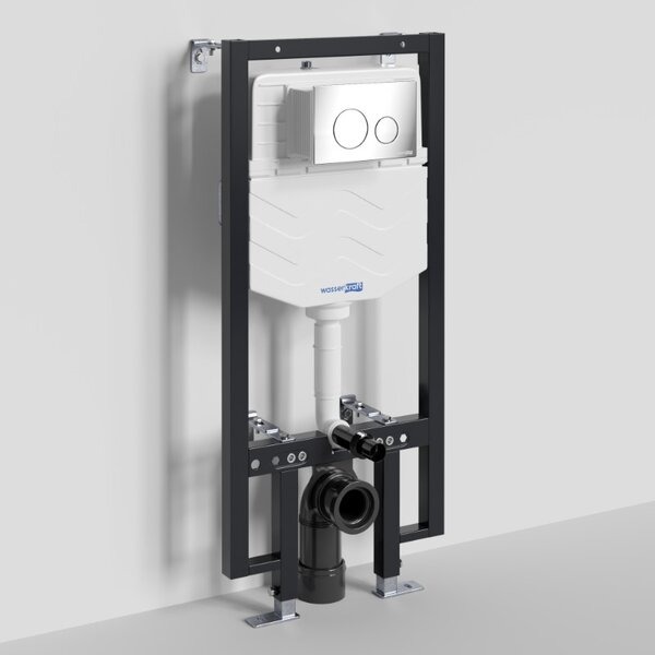 Инсталляция для унитаза Wasserkraft Vils 56TLT.010.ME.CH02, механическая клавиша хром