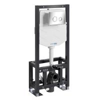 Инсталляция для унитаза Wasserkraft Dill 61TLT.010.ME.CH01, механическая клавиша хром