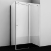 Душевой уголок Wasserkraft Vils 56R16, 110 х 100 х 200 см, профиль серебристый, стекло прозрачное
