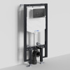 Инсталляция для унитаза Wasserkraft Vils 56TLT.010.ME.MB01, механическая клавиша черная матовая