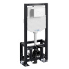 Инсталляция для унитаза Wasserkraft Dill 61TLT.010.ME.WM02, механическая клавиша белая матовая