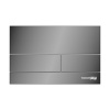 Инсталляция для унитаза Wasserkraft Glan 66TLT.010.ME.BL.PB04, декоративная стеклянная панель черная, механическая кнопка смыва черная