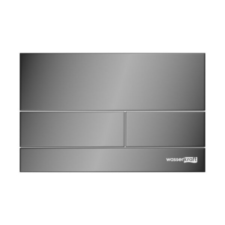 Инсталляция для унитаза Wasserkraft Glan 66TLT.010.ME.BL.PB04, декоративная стеклянная панель черная, механическая кнопка смыва черная