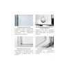 Душевой уголок Wasserkraft 48P10, 100 см, стекло прозрачное
