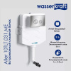 Смывной бачок Wasserkraft Aller 10TLT.031.ME.CH03, для унитазов, с механической кнопкой смыва цвет - хром